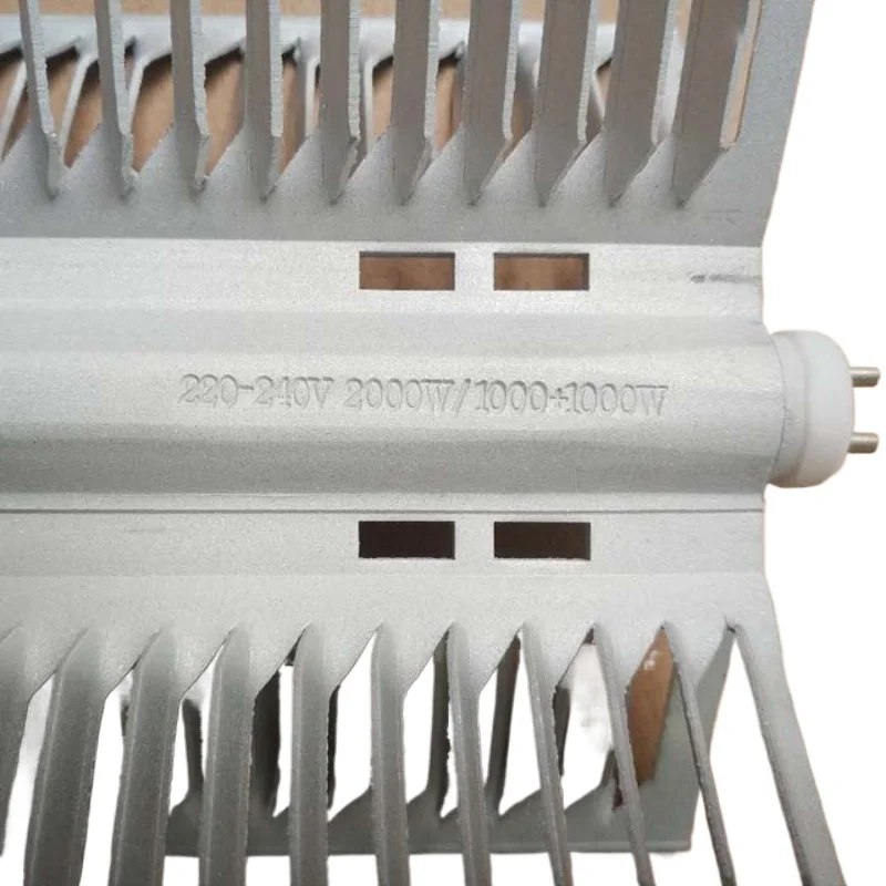 625mm 230V 2KW 92 Airfoil Aluminum Fin Tube Heater Skirting Line RX Type Integrated Heating Element