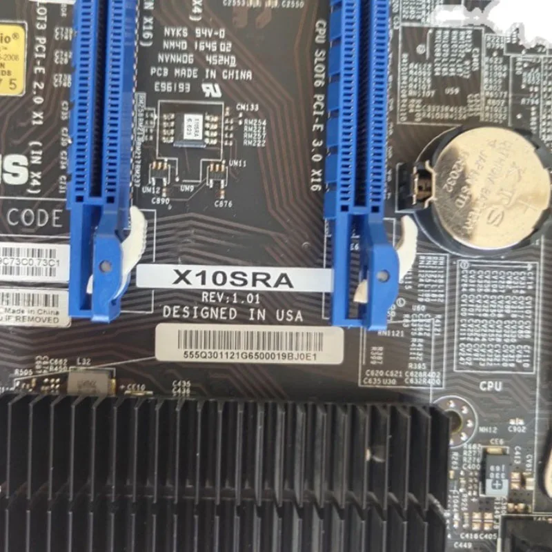 For Supermicro Workstation ATX Motherboard Intel C612 LGA 2011 DDR4 Support E5-2600V3/V4 Perfect Test Before Shipment X10SRA