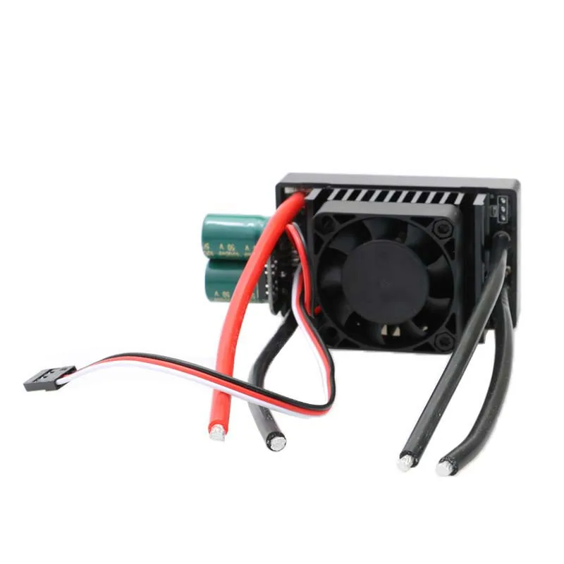 1PCS 3S-8S 120A Dual Way Brushed Motor ESC DC 12-35V High Voltage RC Crawler Car Speed Controller 3A BEC 5V 3A UBEC Air Cool