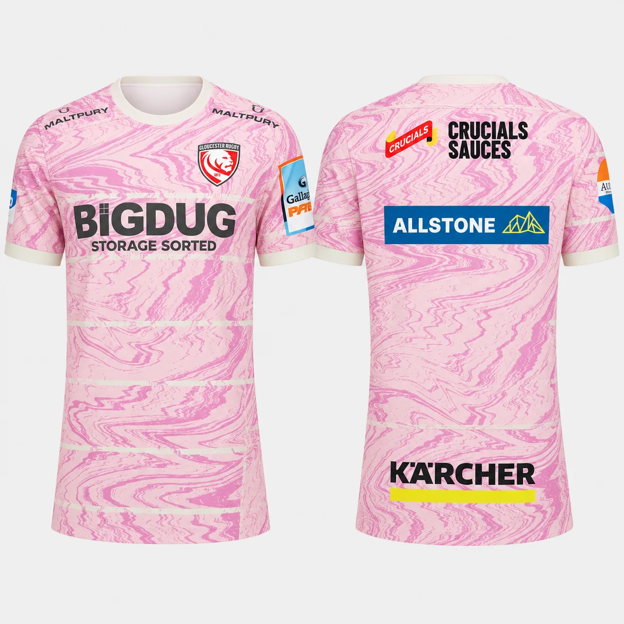 Gloucester Rugby 2026-Trikot, italienisches Rugby-Team-T-Shirt, Unisex-Sportbekleidung mit kurzen Ärmeln, schnelltrocknendes, atmungsaktives T-Shirt für Damen und Herren, Y2k-Stil. – Detail 5