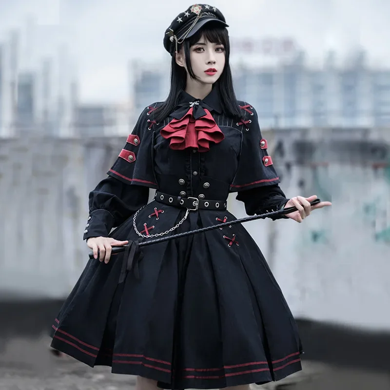 Spring Lovers military style lolita original skirt skirt + top complete JK uniform