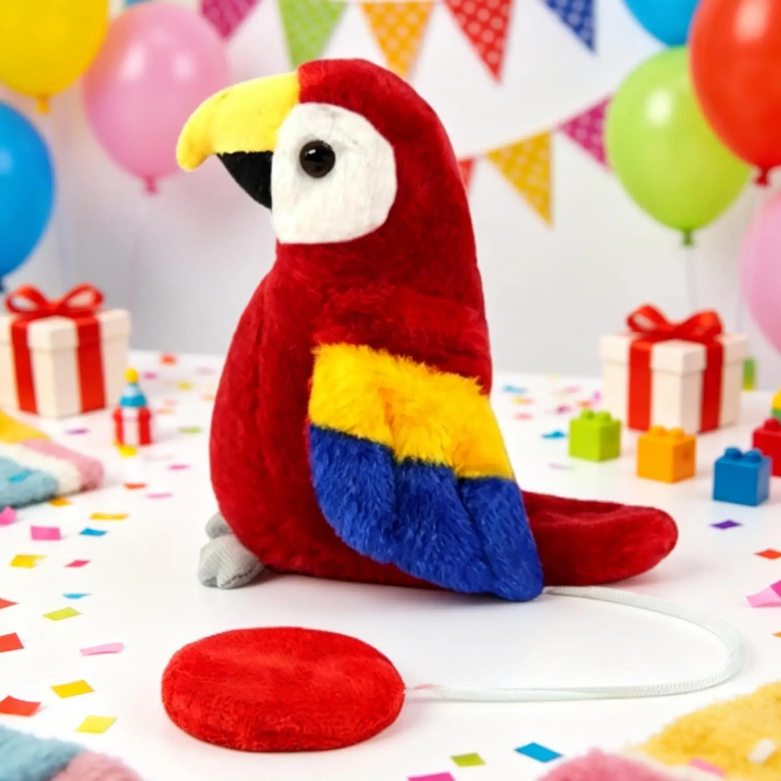 alking Macaw Parrot Repeat What You Say Stuffed Animal Plush Toy Electronic Record Animated Bird Speaking Parrot Pet Plush Toys