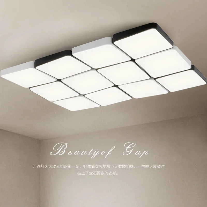 تركيبات إبداعية حديثة من الأكريليك الحديدي LED أضواء السقف مصباح غرفة المعيشة المنزلي مصابيح السقف إضاءة سقف غرفة نوم الأطفال