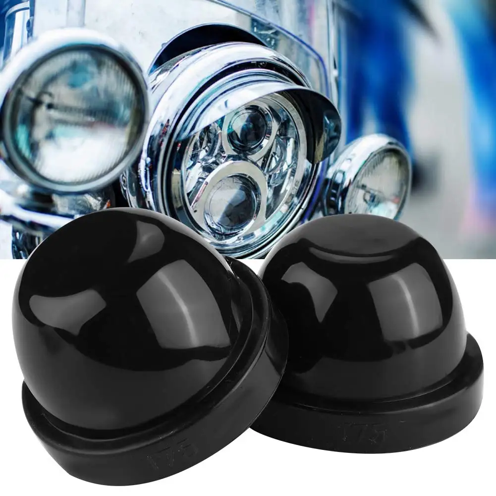 Car LED HID Headlight Seal Dust Cover 48/50/55/58/65/66/70/71/75/ 80/83/85/90/95/100MM Waterproof Universal Car Cap Dust Cover