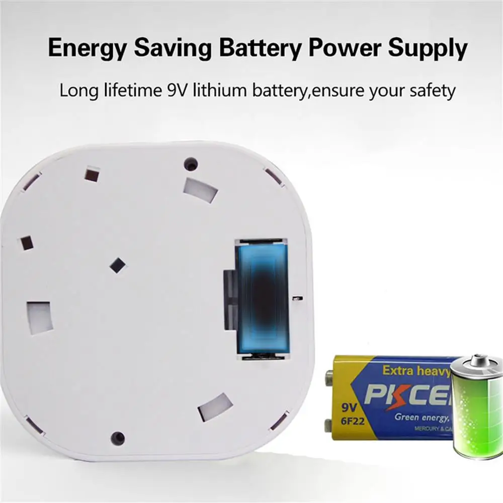 Tuya Detector Humo Wireless 433mhz Smoke Detector Real-time Detection Fire Protection Alarm Sensor For Home Security Smoke Alarm