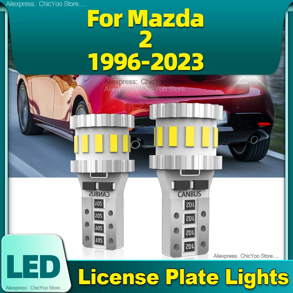 

T10 W5W 18SMD 12V Car Bulbs 6000K LED License Plate Lights For Mazda 2 1996 97 98 99 2000 2001 2002 2003 2004 2005 2006-2023