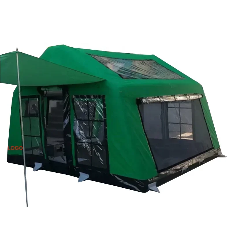 

Quick Assembly Portable Waterproof Inflatable Winter Cabin Tunnel Tent