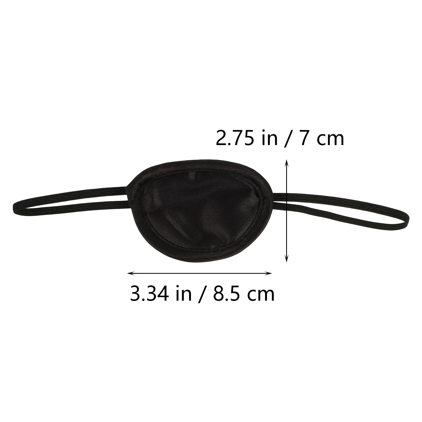 Eye Patches Patch Lazy Kids Pirate Strabismus Single Eyepatch Mask Black Adjustable Glasses Right Amblyopia Left Elastic Either