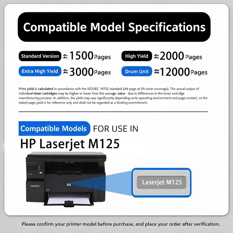 Specifically Designed For HP LaserJet Pro MFP M125 Specifically Designed Toner Cartridge CF283A 83A Wintec with Chip Free Ship