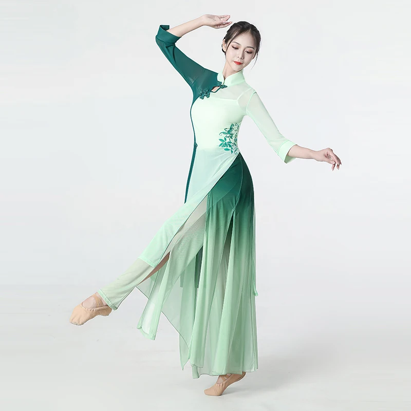 Hmong clothes Training clothes national costumes Qipao dance clothing stage performance clothing costumes dance costume Women's