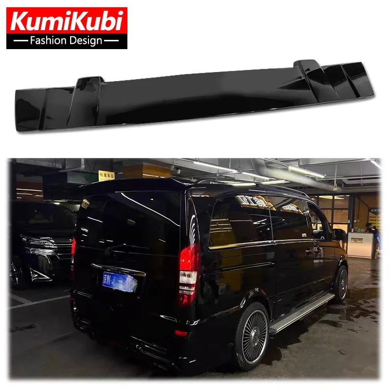 For Mercedes Benz VITO VIANO W639 Rear Roof Spoiler High Quality ABS Rear Wing Glossy Black Body Kit For Vito/Mixto MPV Spoiler