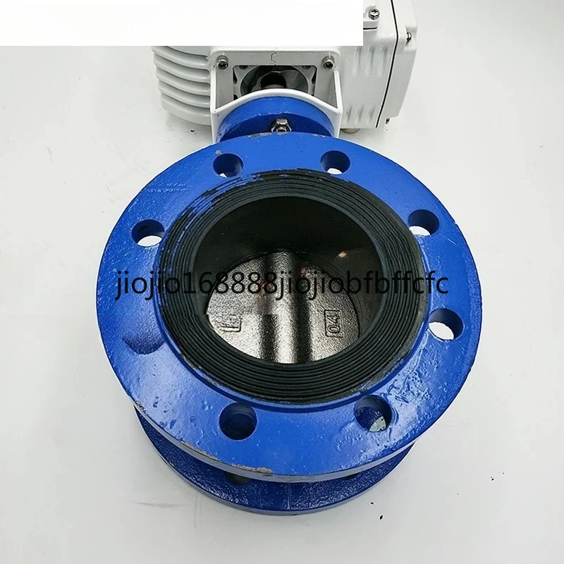 Suitable for  Electric flange butterfly valve D941X-16Q soft seal ductile iron switch type intelligent adjustment type