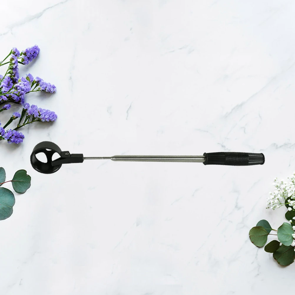 المسترد تلسكوبي 2 متر الفولاذ المقاوم للصدأ رمح خفيفة الوزن المضادة للانزلاق مقبض لتدريب الغولف الكرة المنتزع تلسكوبي #5