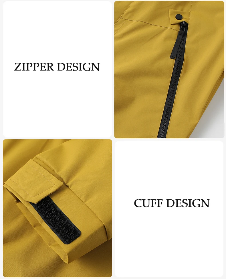CHRLCK Herren Damen Wanderjacken Wasserdicht Neue Winddichte Windbreaker Camping Klettern Trekking Outdoor-Jacke Unisex – Detail 17