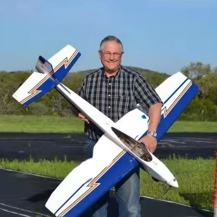 KAOS 60 class hybrid single wing fixed wing stunt aircraft