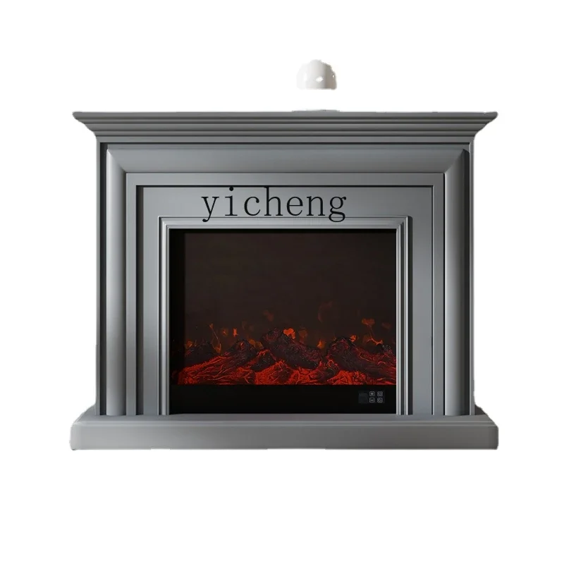 XL Heating Fireplace Simulation Flame Fireplace Quiet Wind Decoration Living Room Fireplace TV Cabinet