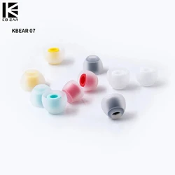 Wooeasy KBEAR 07 Silicone Earphone Eartips S M M- M+ L Size In Ear Earbuds Headset Headphones Accessories for KBEAR KS2 LARK IEM