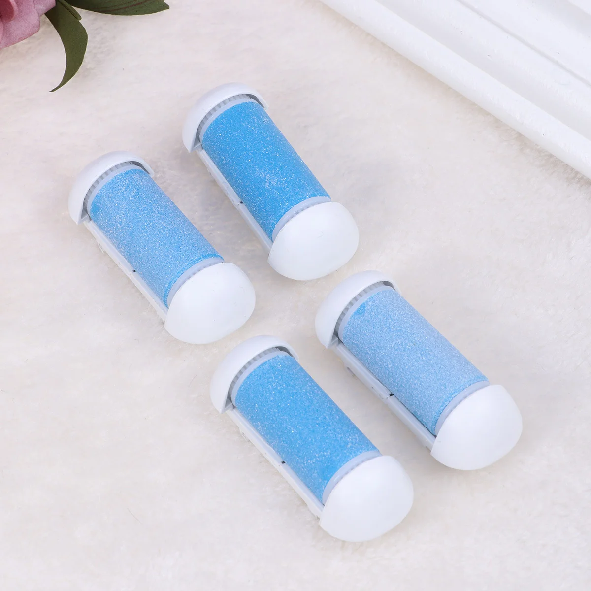 10 Pcs Replacement Roller Heads Electric Scrubber Crusty Foot Care Tool Grinder