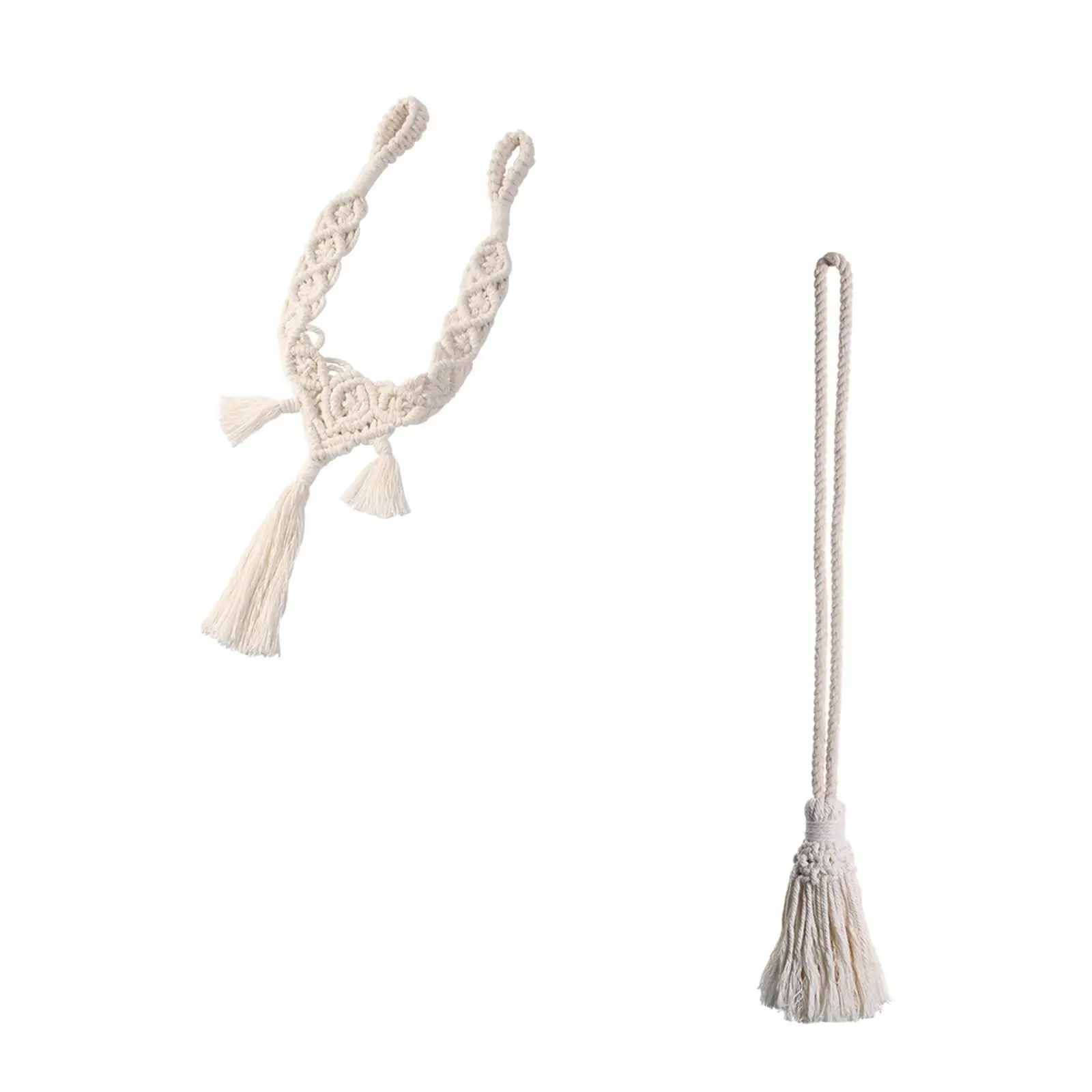 Sturdy Curtain Holder Multifunctional Tassel Tieback Hook for Home Interior Living Room Drapery Rail Support