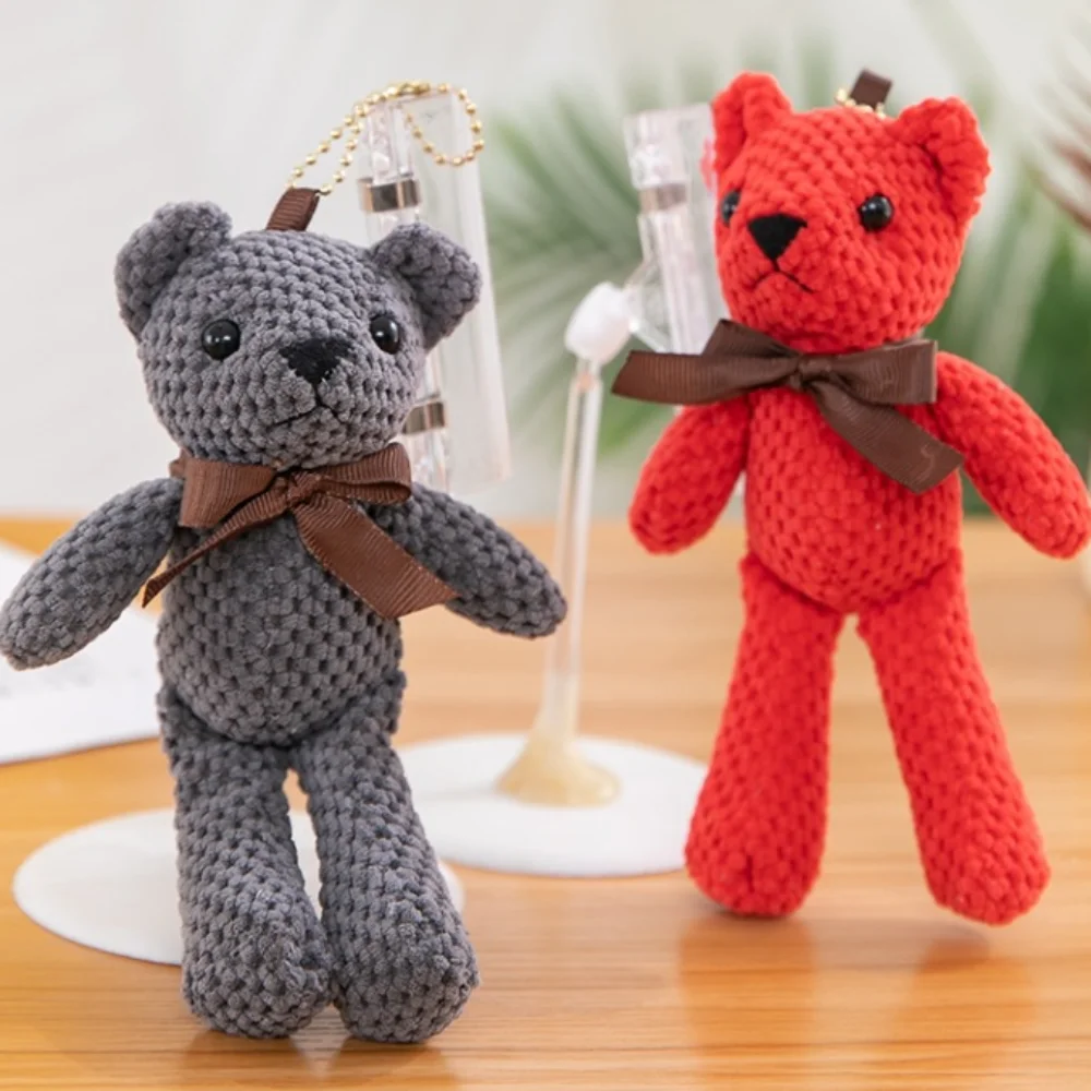 Cartoon Pineapple Bear Keychain Soft 16cm Bear Creative Super Cute Animal