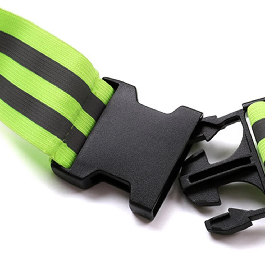 

Adjustable Reflective Belt For Night Running Cycling Walking Workers Safety 360 Degree Visibility Lightweight Waist Band
