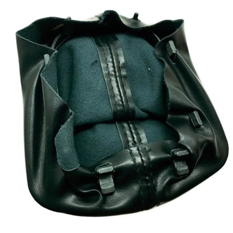 leather Dust-proof Gear Shift Cover 5 Speed Gear Shift Stick Knob Cover for Peugeot 207 307 406 car styling view 6