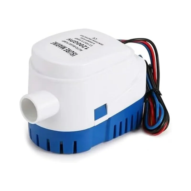 

MARINE 12V Automatic Submersible Boat Bilge Water Pump Latest Styles 1200GPH Built-in Auto Float Switch