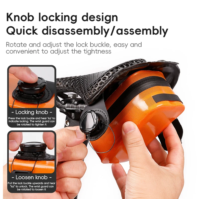 ESLNF Mini Bicycle Saddle Bag 0.4L Lightweight Waterproof Compact Bike Tool Kit MTB Mountain Road Bicycle Bags