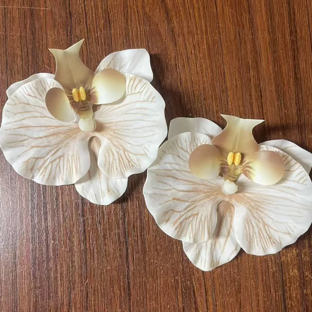 1 Pair Simulation Coloful Thai Fairy Butterfly Flower Shoe Buckles Butterfly Orchid Phalaenopsis Shoe Flower Sandals