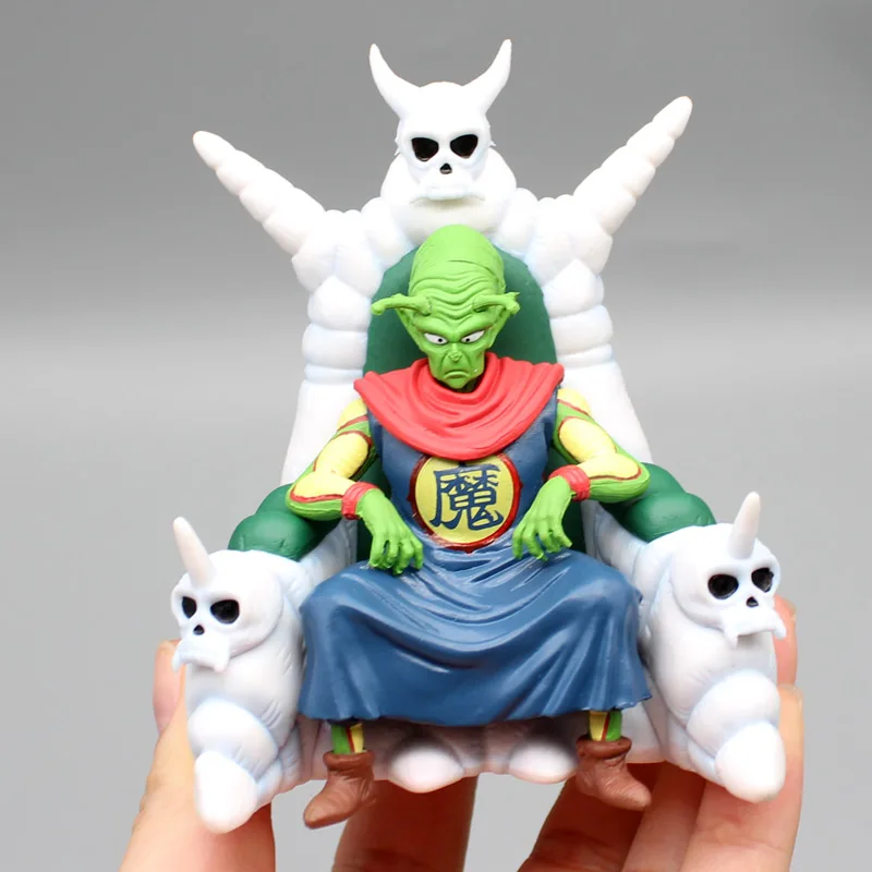 10cm trono Piccolo drago palla Gk seduta serie risonanza dio figure modello ornamenti Anime periferiche giocattoli regalo di festa