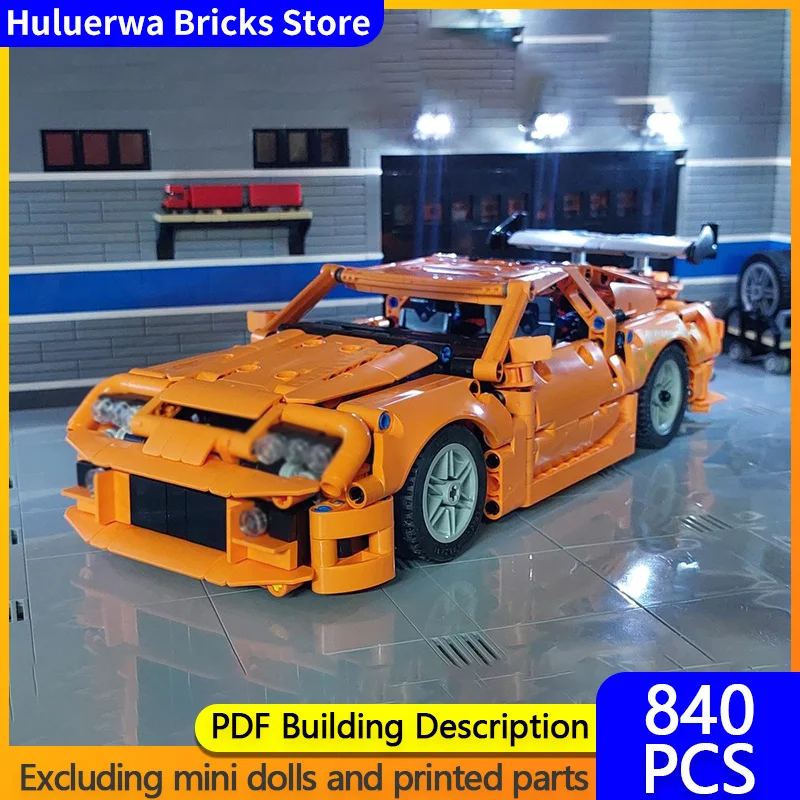 

Speed Racing Car Model MOC Building Bricks High-Performance Sports Car Modular Technology Gifts Holiday Assemble Children Toys