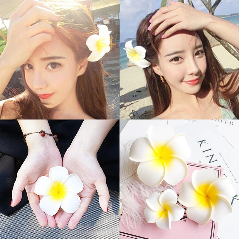 Seaside Versatile Flower Hairpins Durable Exquisite Hawaiian Hair Accessories Floral Popular Hawaiian Accessories Stylish Trendy