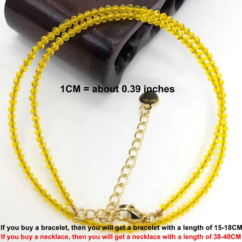 Facettierte Edelsteine 2-3mm Perlen Halskette Armband Kristall Quarz Achat Labradorit Amazon Choker Herren Damen Schmuck Party Geschenk – Detail 17