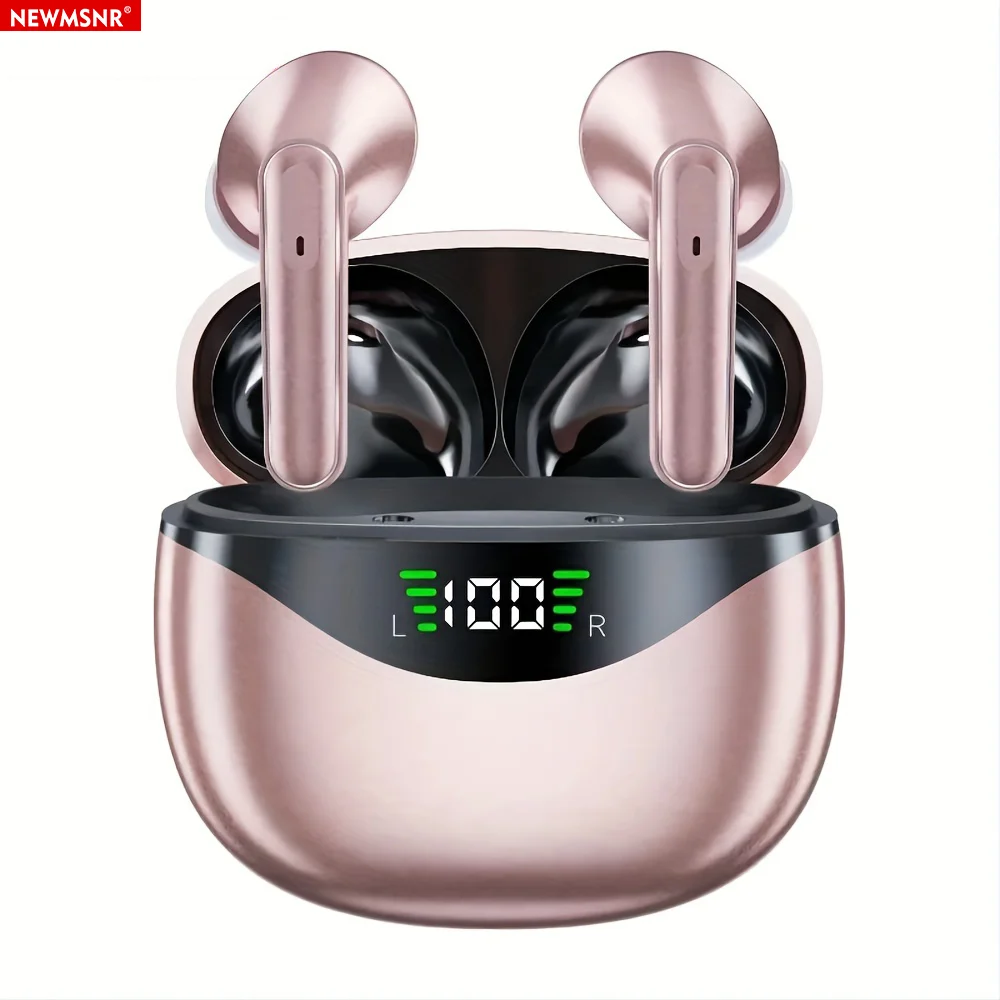 TWS Wireless Bluetooth 5.4 Headphones Hifi Sound LED Display Earphones Touch Control Noise Reduction Sport Gaming Music Headsets