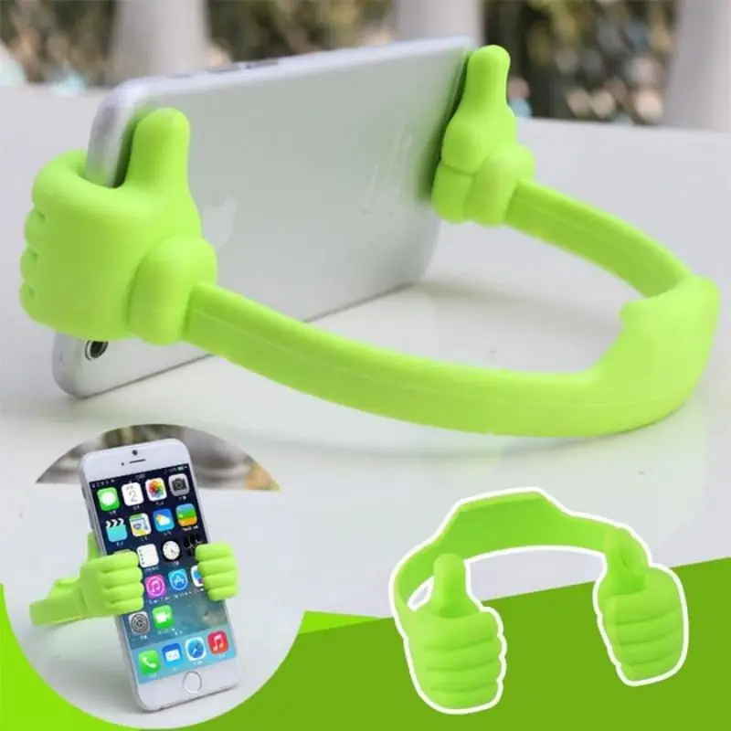 Support de téléphone portable pour paresseux, support de pouce, créatif, universel, téléphone portable, tablette, film paresseux