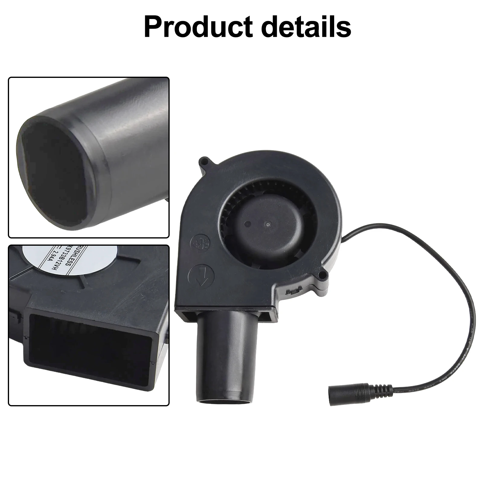 Barbeque Blower Fan 12V BBQ Fan for Outdoor Barbecue Compact and Lightweight Design High Air Volume for Effective Cooling