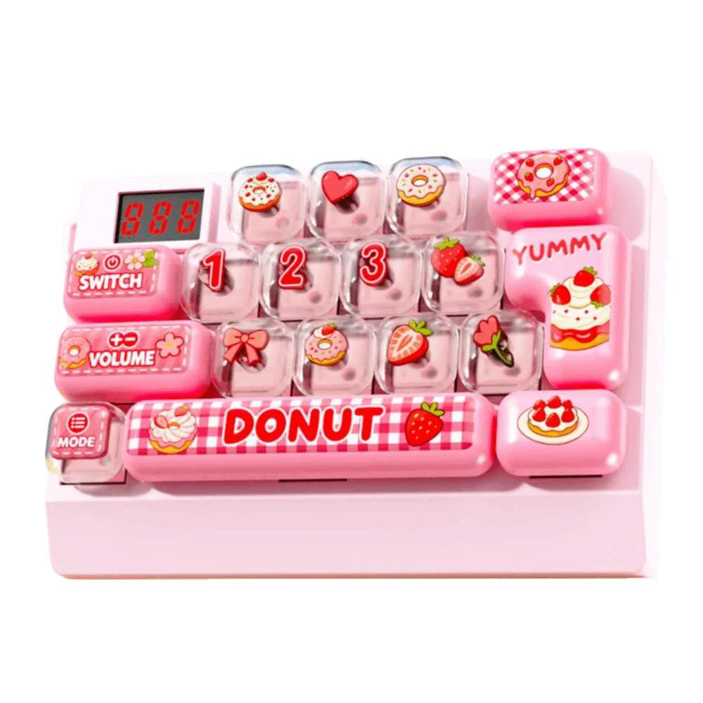 18-Key Quick Push Keyboard Game Machine Electronic Game Handheld Handheld Electronic Challenge Game Focus Training Quick Push