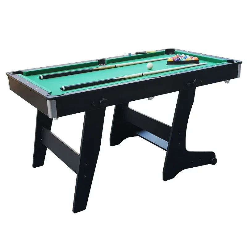 Foldable 5FT/6FT Billiard Pool Carom Table Blue/Green Cloth