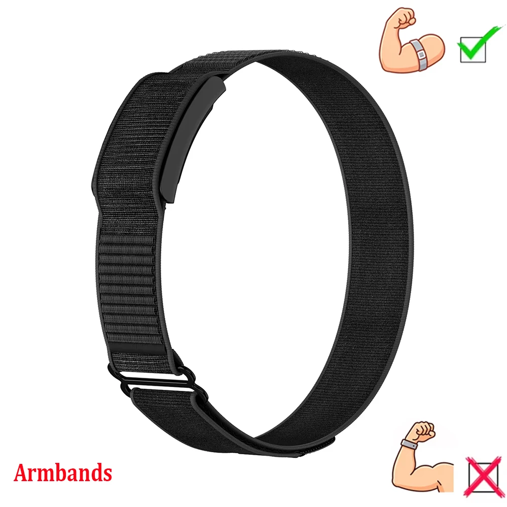 Für Amazfit Helio Einstellbare Nylon Arm Strap Atmungsaktive Sport Bands für Fitness Tracker Ersatz correa amazfit helio straps