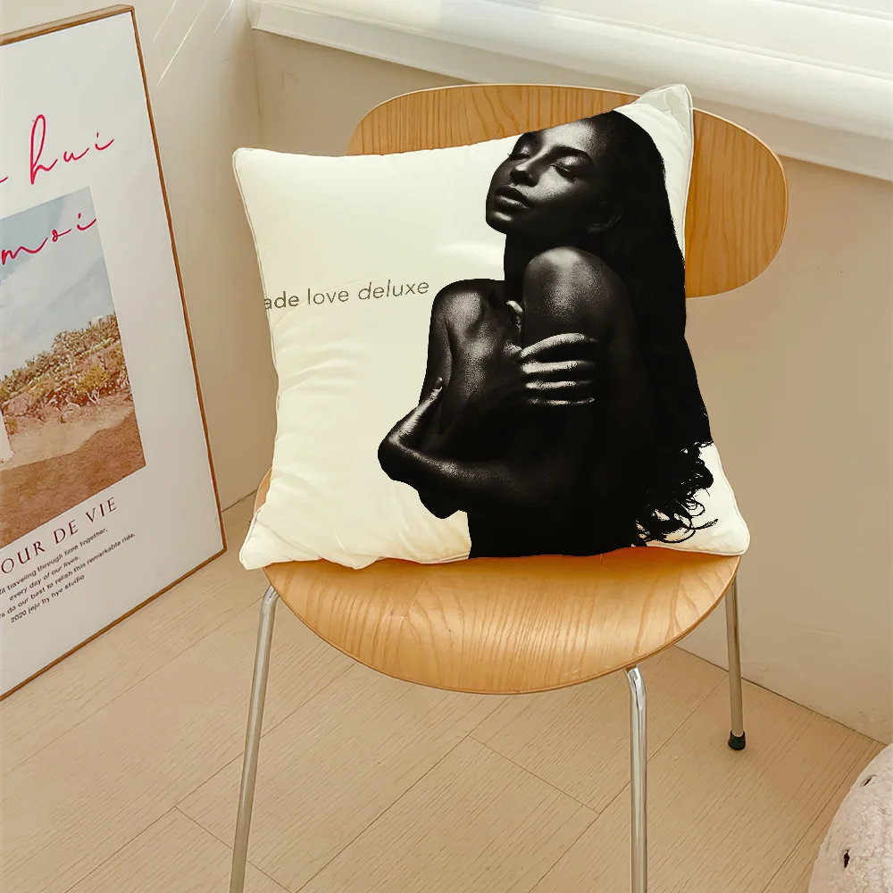 Singer S-Sade Adu Pillow Case Sofa Decorative Home Double-sided Printing Short Plush Cushion Cover