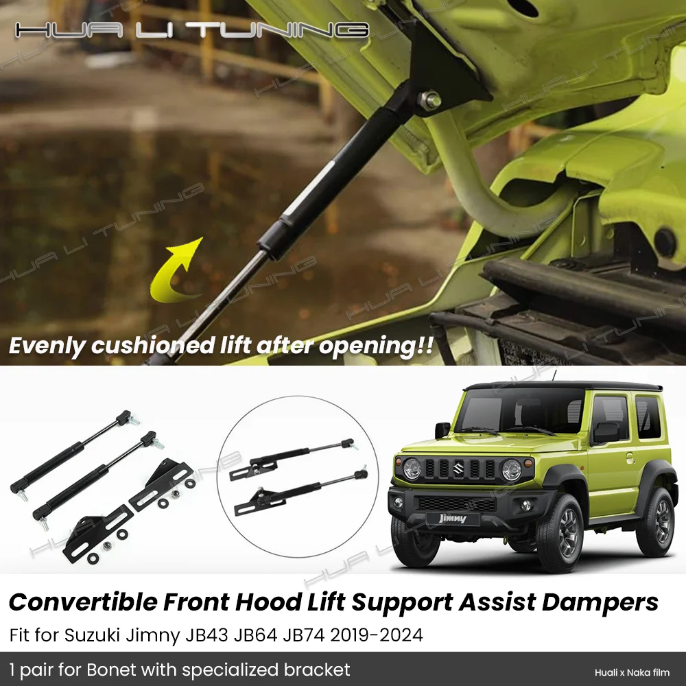 

For Suzuki Jimny JB43 JB64 JB74 2019-2024 Lift Support Front Hood Damper German Strech Bonet Gas Spring Assit Struts Accessories