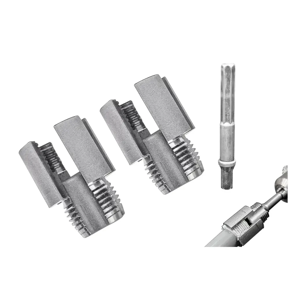 Integrated PVC Pipe Threading Tool Internal External Thread Cutter Compatible with Electric Drill Household Pipeline Repair Kit