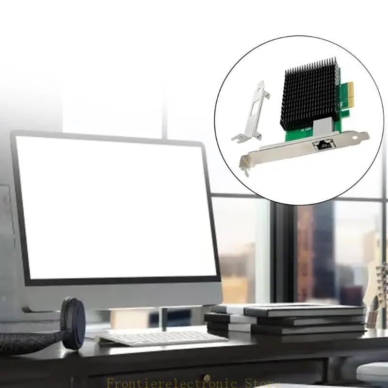G8DB PCIEX4 10G بطاقة خادم المنفذ المفرد RJ45 CAT6A خادم Ethernet كفاءة