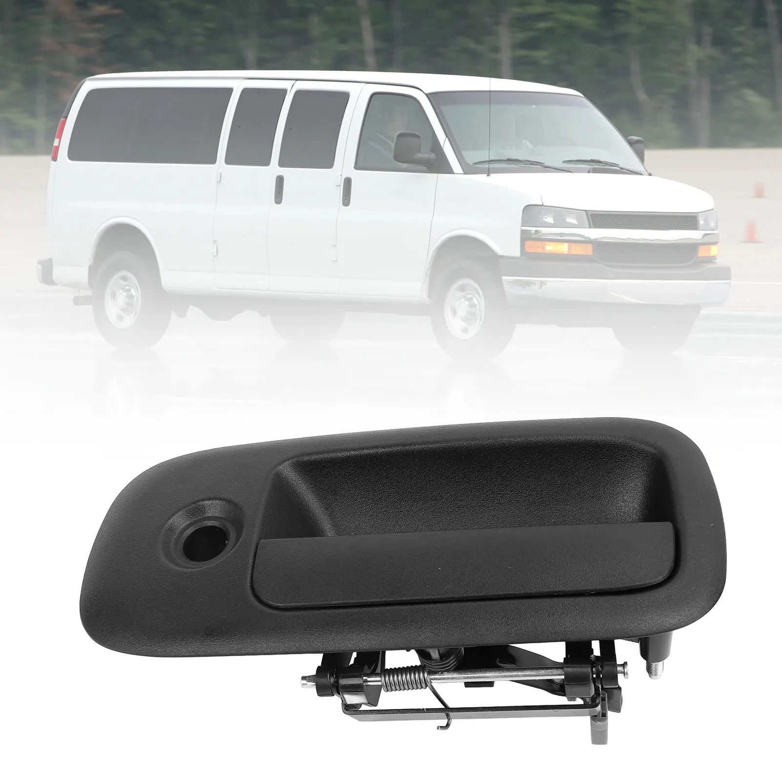 

Exterior Door Handle Fast Response Comfortable Grip Long Lifespan Easy Installation for Express 1500 2500 3500 Left (25942271; 2