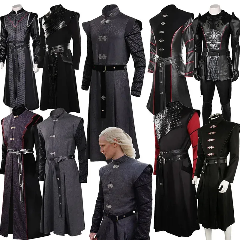 

Houses Cosplay Dragon Costume Daemon Prince Outfits Men Halloween Carnival Party Role Play Clothes Male Young Dragon Fancy Dress
