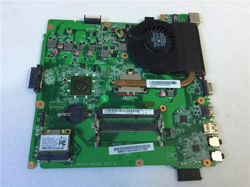 

Original for Acer Laptop Motherboard NBM0Z11002 DA0ZQZMB6B0 Test OK