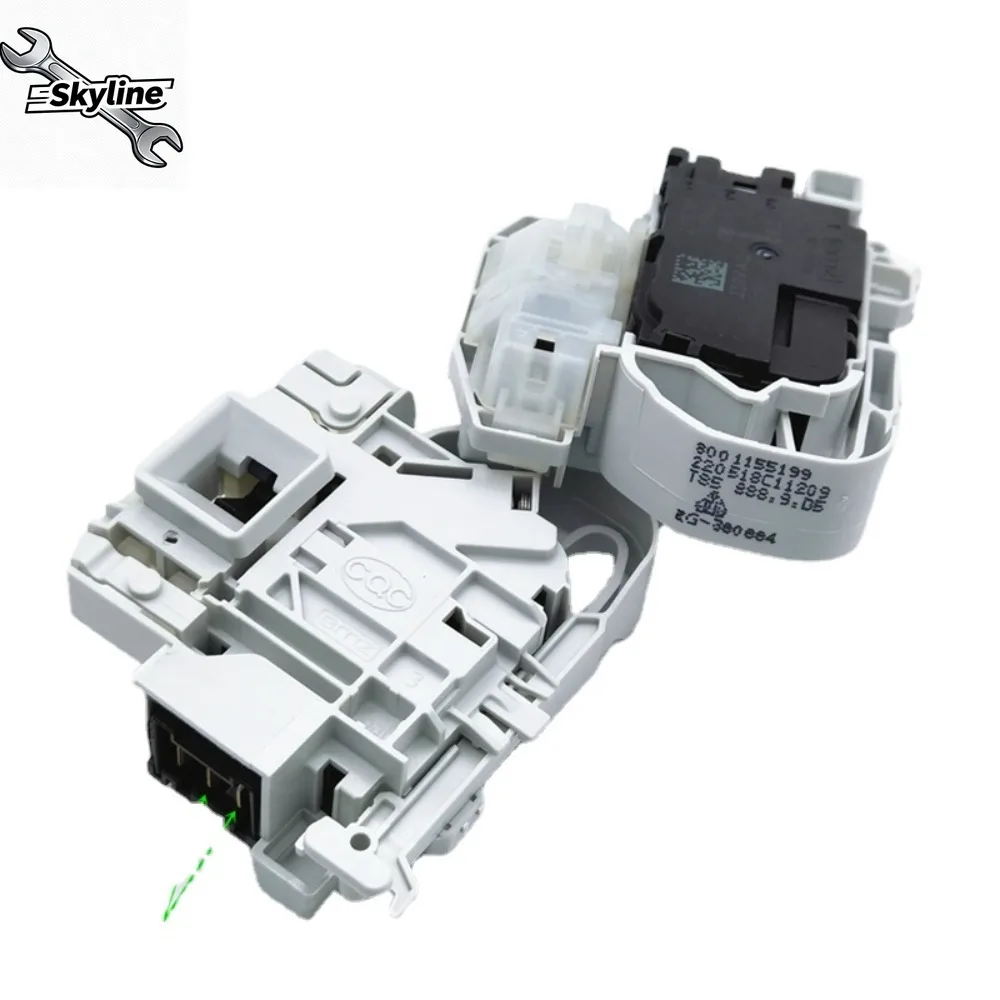 New Electronic Door Lock Delay Switch EG-380884 For  Washing Machine BG-222556 250V DKS67 IQ300 IQ500 Washer Parts