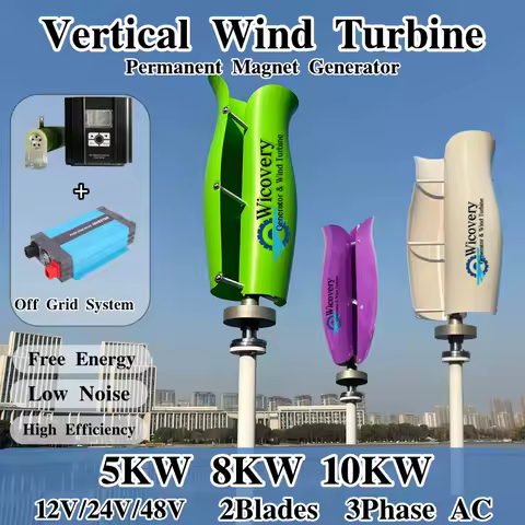 Premium Material 50KW 8KW 10KW 24V 48V Wind Turbine Residentical Alternator Permanent Magnet Generator Off Grid System For Home