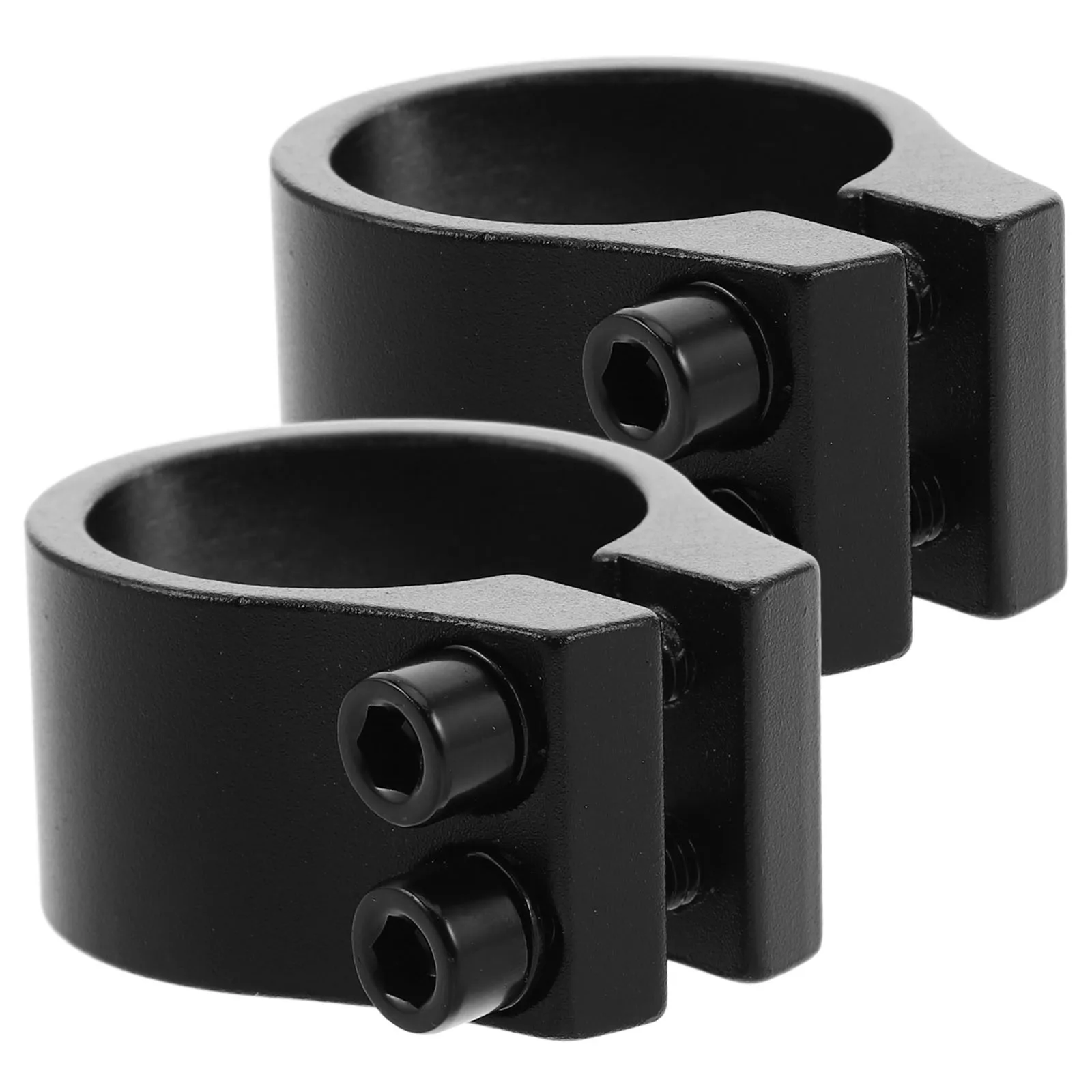 

2PCS Dual Bolt 34.9mm Seatpost Clamp Black Bike Seat Post Clamp Bicycle Accessories Quick Release Riding Stability