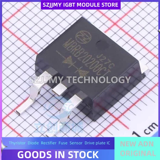 50PCS/LOT MBRB20200CT B20200CT B20200G TO263 New Original MICRO CONTROLLER GOOD PRICE AND QUALITY